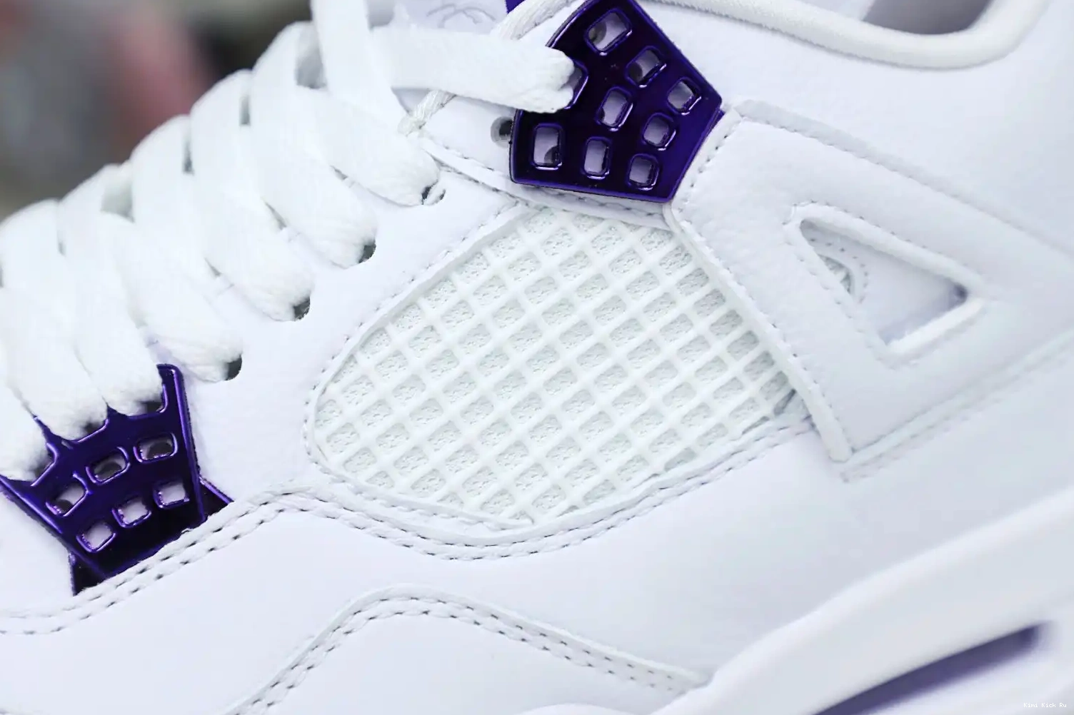 JORDAN AIR METALLIC 4 Kimikick PURPLE 0716